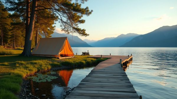 Camping au lac du Bourget : réserver son emplacement au bord de l'eau pour l'été