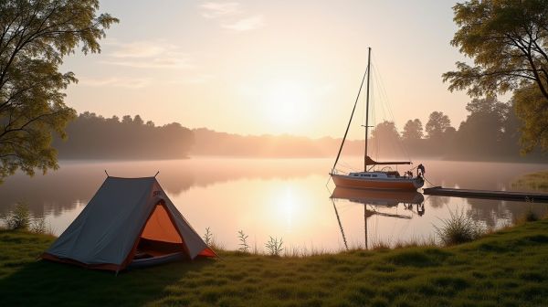 Camping au lac du Bourget : réserver son emplacement au bord de l'eau pour l'été